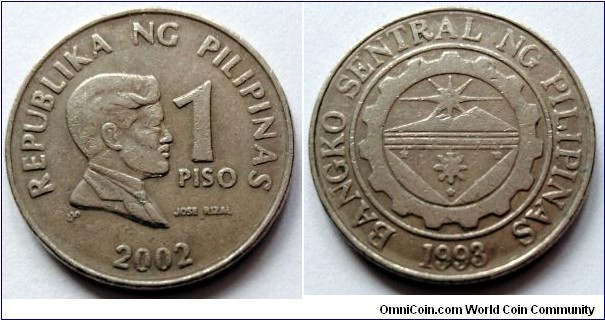 Philippines 1 piso.
2002 (II)