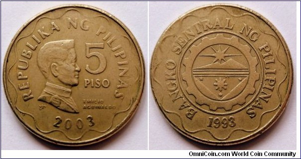 Philippines 5 piso.
2003 (II)