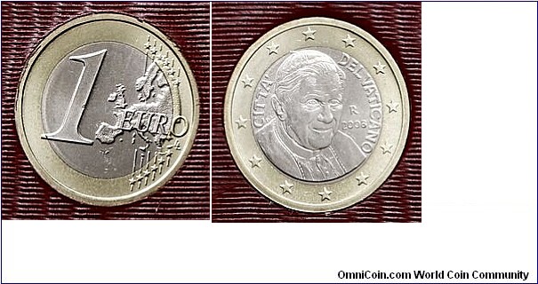 1 Euro - Pontificate of Benedict XVI