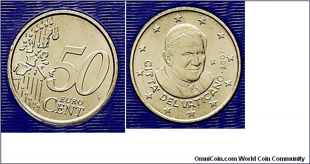 50 Euro cents - Pontificate of Benedict XVI