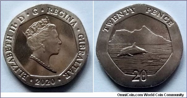 Gibraltar 20 pence.
2020 AA