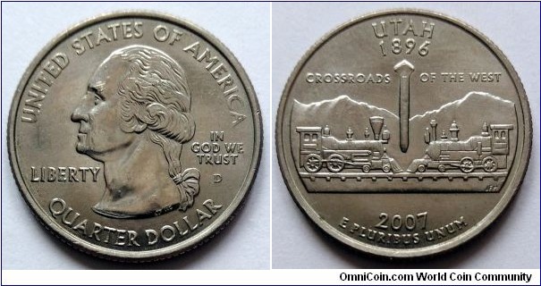 2007 D State quarter - Utah