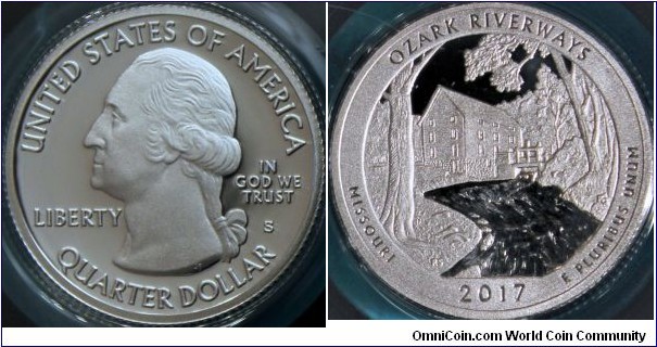 Ozark National Scenic Riverways Quarter, Missouri.  