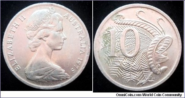 Australia 10 cents.
1975