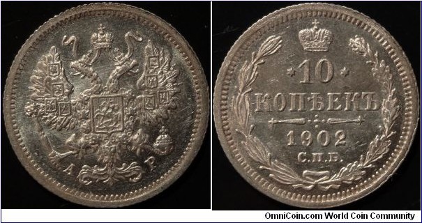 AR 10 kopeck 1902 SPB-AR