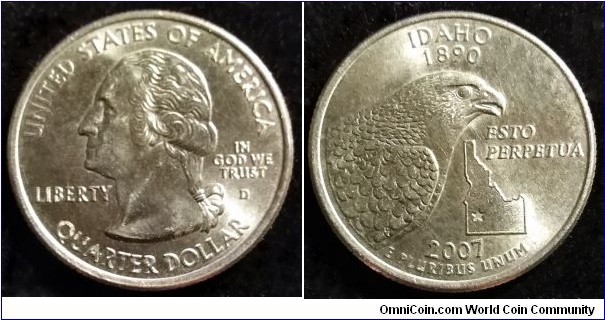 2007 D State quarter - Idaho