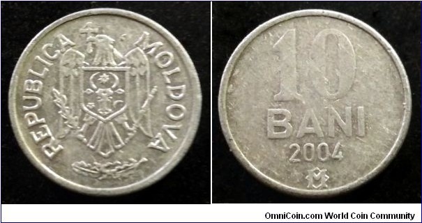 Moldova 10 bani.
2004 (II)