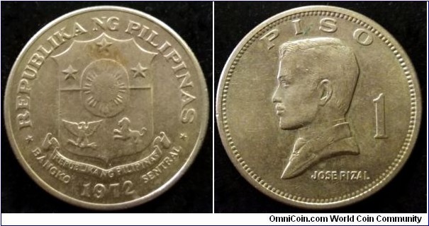 Philippines 1 piso.
1972