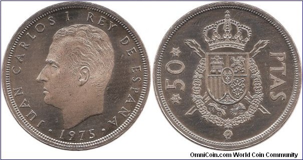 50 Pesetas 1976 Spain