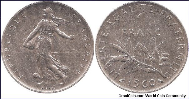 1 Franc 1960 France