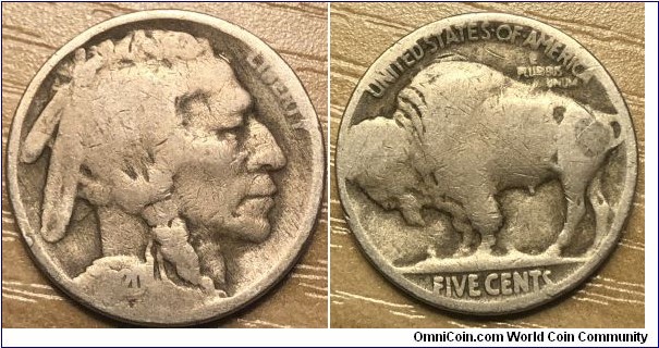 1920 Buffalo nickel