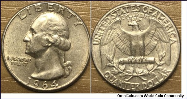 1964 Washington quarter