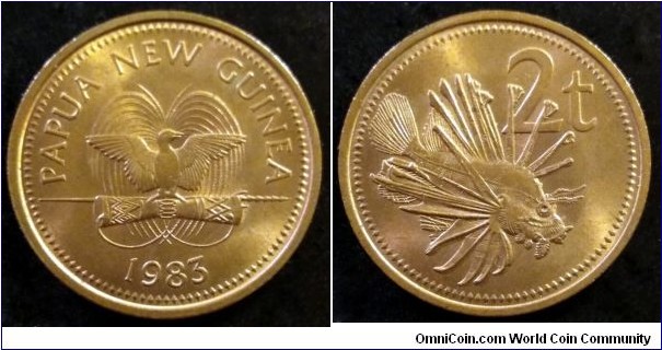 Papua New Guinea 2 toea. 1983