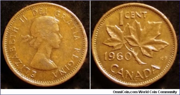 Canada 1 cent.
1960