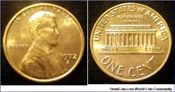 1972 S Lincoln memorial cent.
