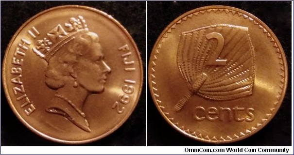 Fiji 2 cents.
1992