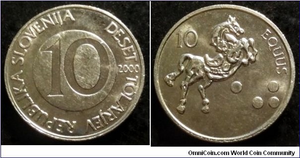 Slovenia 10 tolarjev.
2000 (II)