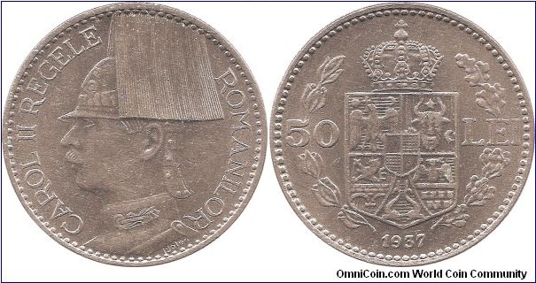 50 Lei 1937 Romania