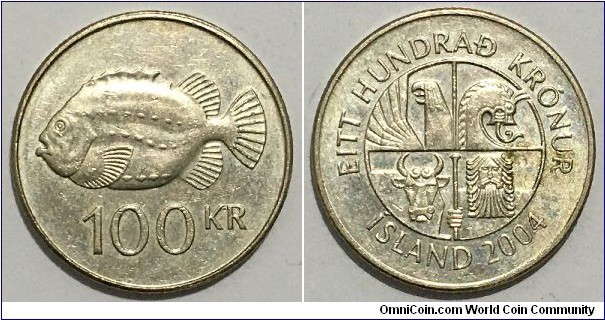 100 Kronur (Republic // Nickel Brass)