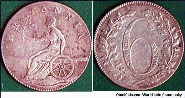 England N.D. (1810-12) 6 Pence.

Non-local issue.