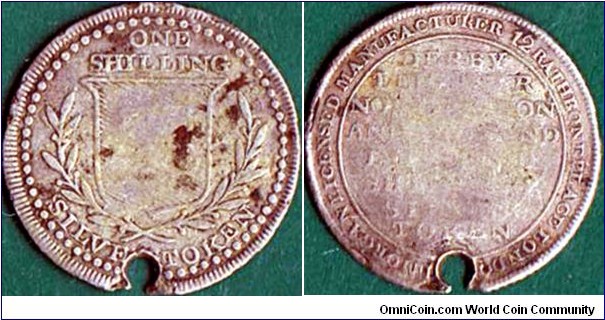 Leicestershire N.D. (1811) 1 Shilling.