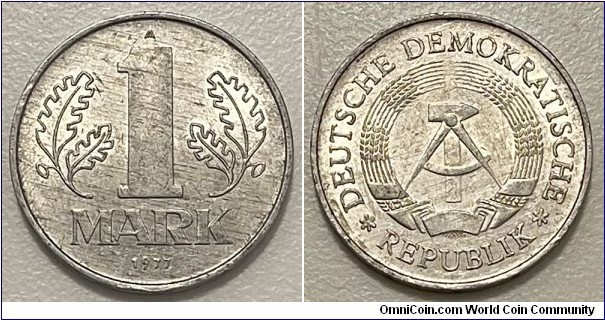 1 Mark (East Germany - Democratic Republic // Aluminium)