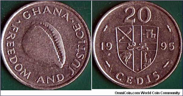 Ghana 1995 20 Cedis.