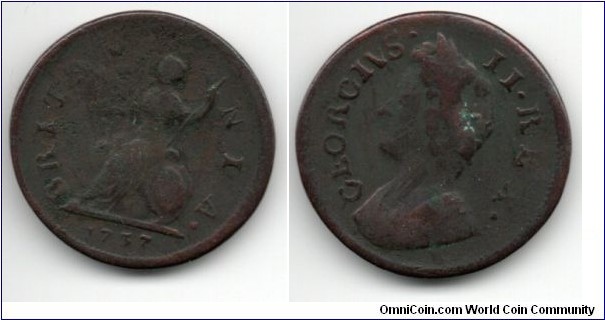 George II Small date Farthing