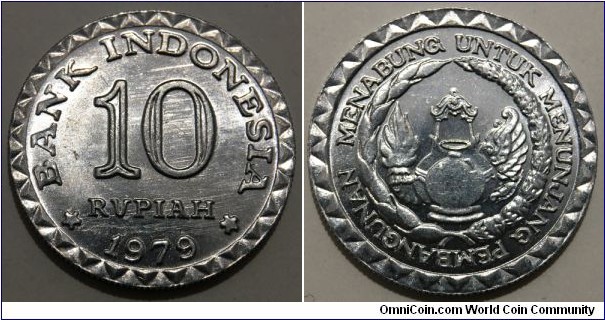 10 Rupiah (Republic of Indonesia / FAO // Aluminium)