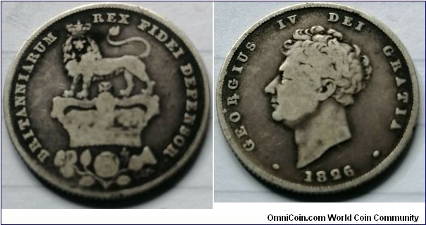  George IV Shilling a