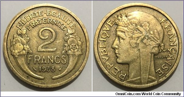 2 Francs (3rd French Republic // Copper-Aluminium)