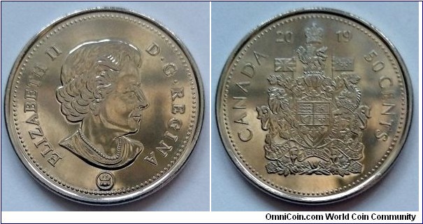 Canada 50 cents.
2019