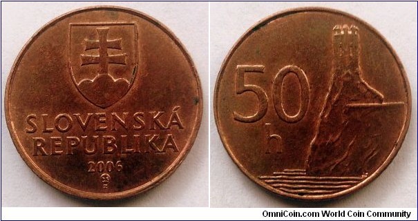 Slovakia 50 halierov.
2006