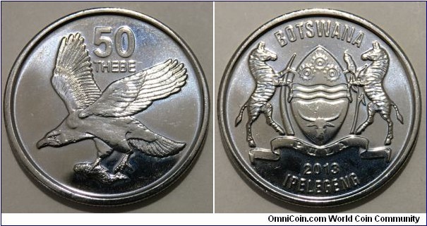50 Thebe (Republic of Botswana // Nickel clad Steel) 