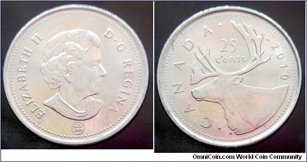 Canada 25 cents.
2010