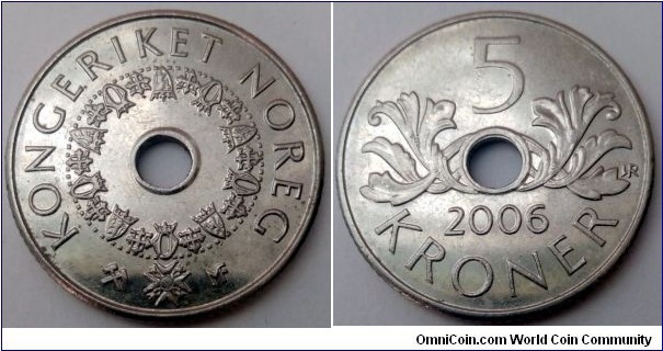 Norway 5 kroner.
2006