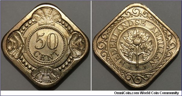 50 Cent (Kingdom of the Netherlands / Queen Beatrix // Bronze plated steel - Aureate Steel / Mintage: 315.000 pcs)