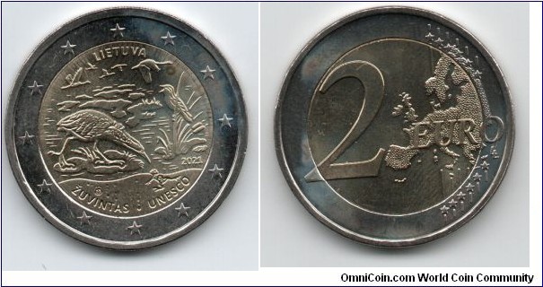 2 Euro UNESCO’s Man and the Biosphere Programme-Žuvintas Biosphere Reserve
