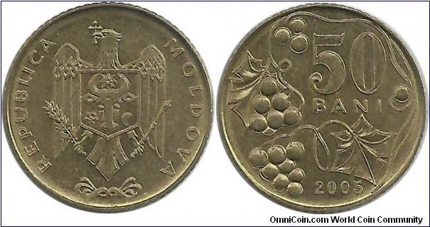 Moldova Republic 50 Bani 2005
