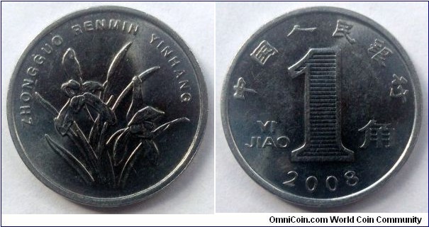 China 1 jiao.
2008