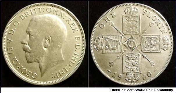 1 Florin 1920, Ag 500.