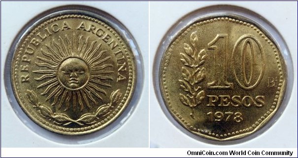 Argentina 10 pesos.
1978 (II)