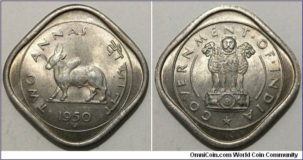 2 Annas (Republic of India // Copper-Nickel) 
