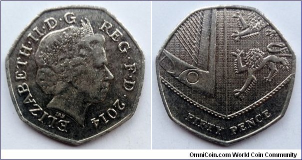 50 pence. 2014 (II)