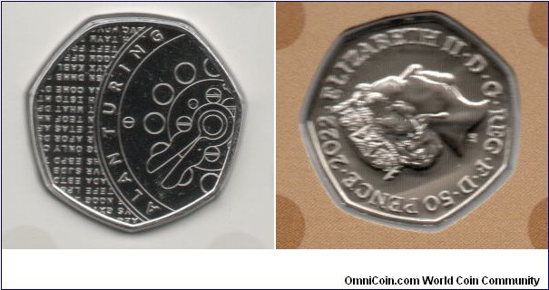 50p Alan Turing