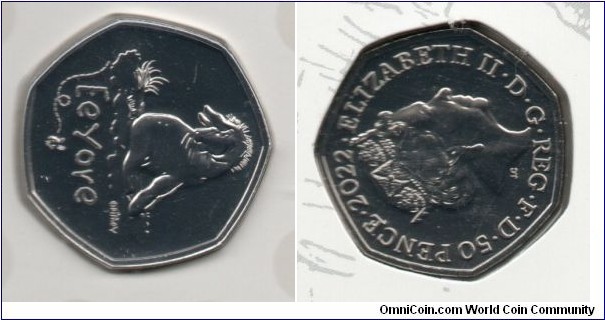 50p Winnie the Pooh, Eeyore 