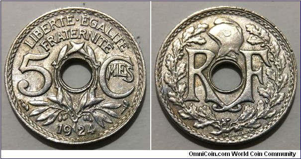 5 Centimes (3rd French Republic // Copper-Nickel) 