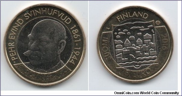 5 Euro Presidents P E Svinhufvud