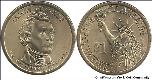 US 5th President James Monroe 2008P