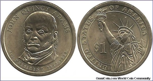 US 6th President John Quincy Adams 2008P